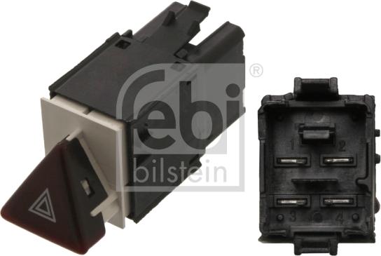 FEBI Bilstein 38646 - Interruttore, Lampeggiatore d'emergenza www.autoricambi360.it