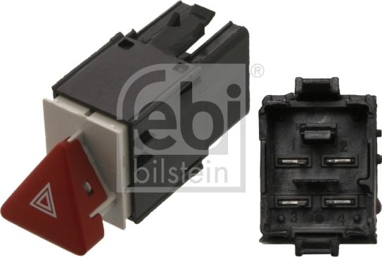 FEBI Bilstein 38625 - Interruttore, Lampeggiatore d'emergenza www.autoricambi360.it