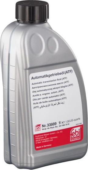 Febi Bilstein 33889 - Olio cambio automatico www.autoricambi360.it