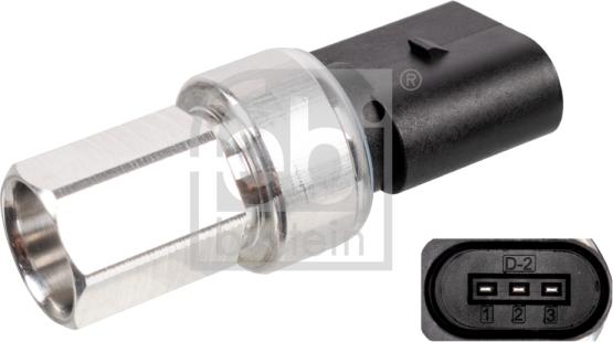 Febi Bilstein 29240 - Interruttore a pressione, Climatizzatore www.autoricambi360.it