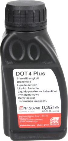 Febi Bilstein 26748 - Liquido freni www.autoricambi360.it