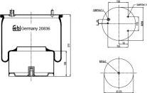 FEBI Bilstein 20836 - Soffietto, Sospensione pneumatica www.autoricambi360.it