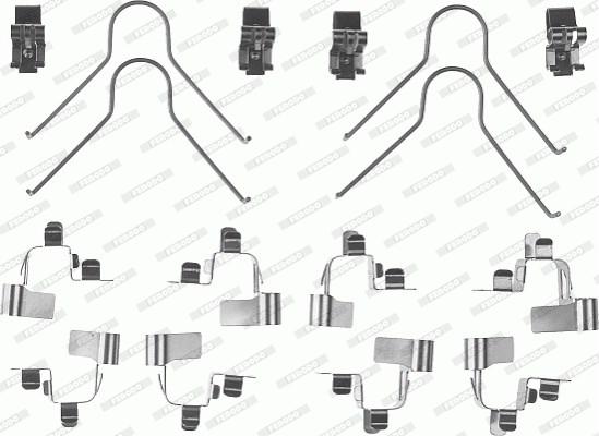 Ferodo FBA451 - Kit accessori, Pastiglia freno www.autoricambi360.it