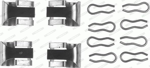 Ferodo FBA462 - Kit accessori, Pastiglia freno www.autoricambi360.it