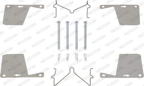 Ferodo FBA423 - Kit accessori, Pastiglia freno www.autoricambi360.it