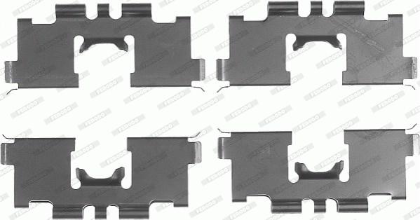 Ferodo FBA471 - Kit accessori, Pastiglia freno www.autoricambi360.it