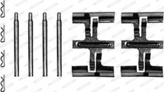 Ferodo FBA565 - Kit accessori, Pastiglia freno www.autoricambi360.it