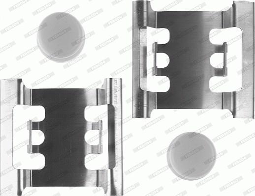 Ferodo FBA514 - Kit accessori, Pastiglia freno www.autoricambi360.it