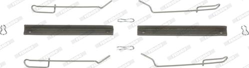 Ferodo FBA520 - Kit accessori, Pastiglia freno www.autoricambi360.it