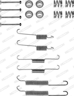 Ferodo FBA21 - Kit accessori, Ganasce freno www.autoricambi360.it