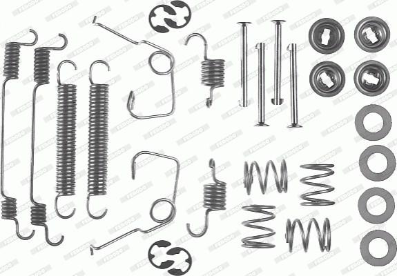 Ferodo FBA74 - Kit accessori, Ganasce freno www.autoricambi360.it
