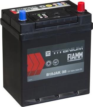 Fiamm B19JAK 38 - Batteria avviamento www.autoricambi360.it