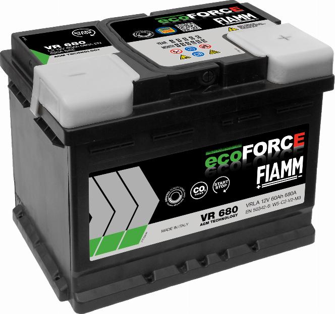Fiamm VR680 - Batteria avviamento www.autoricambi360.it