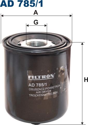 Filtron AD785 - Essiccatore aria, Imp. aria compressa www.autoricambi360.it