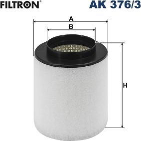Filtron AK 376/3 - Filtro aria www.autoricambi360.it