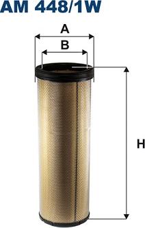 Filtron AM 448/1W - Filtro aria secondaria www.autoricambi360.it