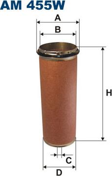 Filtron AM455W - Filtro aria secondaria www.autoricambi360.it