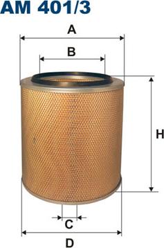 Filtron AM401/3 - Filtro aria www.autoricambi360.it