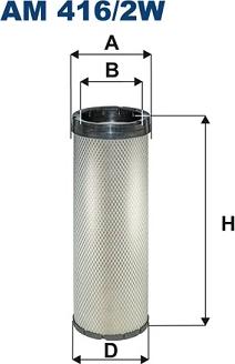 Filtron AM416/2W - Filtro aria secondaria www.autoricambi360.it