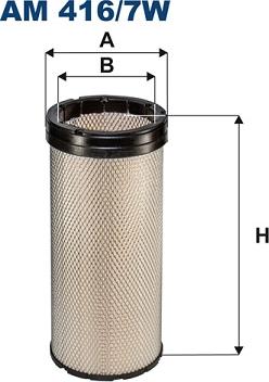 Filtron AM416/7W - Filtro aria secondaria www.autoricambi360.it
