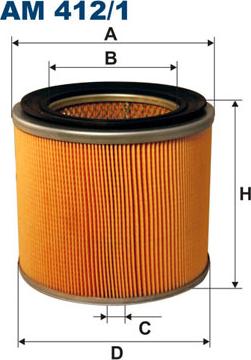 Filtron AM412/1 - Filtro aria www.autoricambi360.it