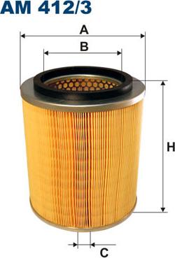 Filtron AM412/3 - Filtro aria www.autoricambi360.it