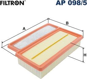 Filtron AP 098/5 - Filtro aria www.autoricambi360.it