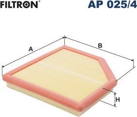 Filtron AP 025/4 - Filtro aria www.autoricambi360.it