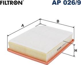 Filtron AP 026/9 - Filtro aria www.autoricambi360.it