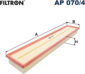 Filtron AP 070/4 - Filtro aria www.autoricambi360.it