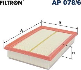 Filtron AP 078/6 - Filtro aria www.autoricambi360.it