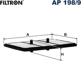 Filtron AP 198/9 - Filtro aria www.autoricambi360.it