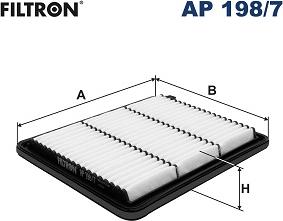 Filtron AP 198/7 - Filtro aria www.autoricambi360.it