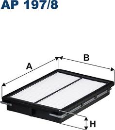 Filtron AP 197/8 - Filtro aria www.autoricambi360.it