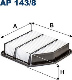 Filtron AP 143/8 - Filtro aria www.autoricambi360.it
