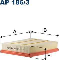 Filtron AP 186/3 - Filtro aria www.autoricambi360.it