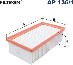 Filtron AP 136/1 - Filtro aria www.autoricambi360.it