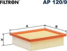 Filtron AP 120/9 - Filtro aria www.autoricambi360.it