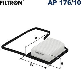 Filtron AP 176/10 - Filtro aria www.autoricambi360.it