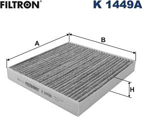 Filtron K 1449A - Filtro, Aria abitacolo www.autoricambi360.it