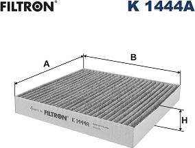 Filtron K 1444A - Filtro, Aria abitacolo www.autoricambi360.it