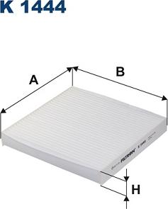 Filtron K 1444 - Filtro, Aria abitacolo www.autoricambi360.it