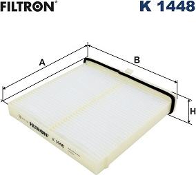 Filtron K 1448 - Filtro, Aria abitacolo www.autoricambi360.it