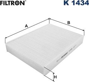 Filtron K 1434 - Filtro, Aria abitacolo www.autoricambi360.it
