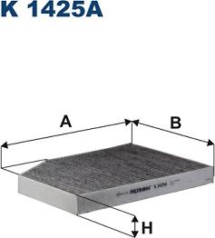 Filtron K 1425 - Filtro, Aria abitacolo www.autoricambi360.it