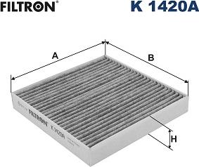 Filtron K 1420A - Filtro, Aria abitacolo www.autoricambi360.it