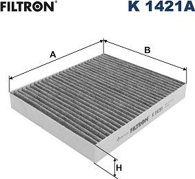 Filtron K 1421A - Filtro, Aria abitacolo www.autoricambi360.it