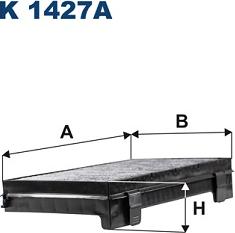 Filtron K 1427A - Filtro, Aria abitacolo www.autoricambi360.it