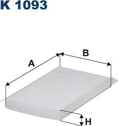 Filtron K1093 - Filtro, Aria abitacolo www.autoricambi360.it