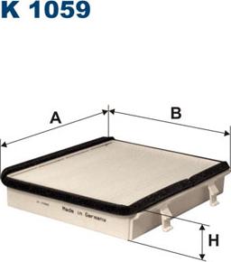 Filtron K1059 - Filtro, Aria abitacolo www.autoricambi360.it